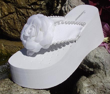 wedding shoes flip flops