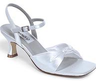 Comfortable Dyeable Satin Bridal Sandals  for weddings